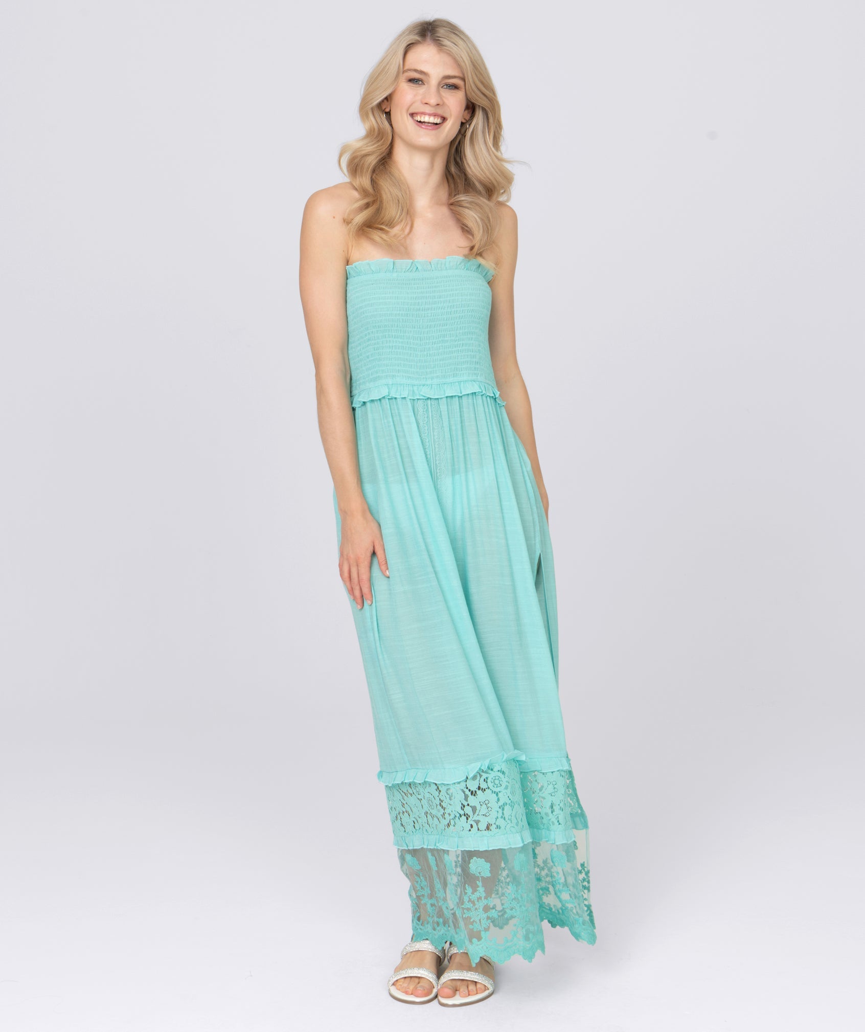 Cadiz Dress Aquamarine